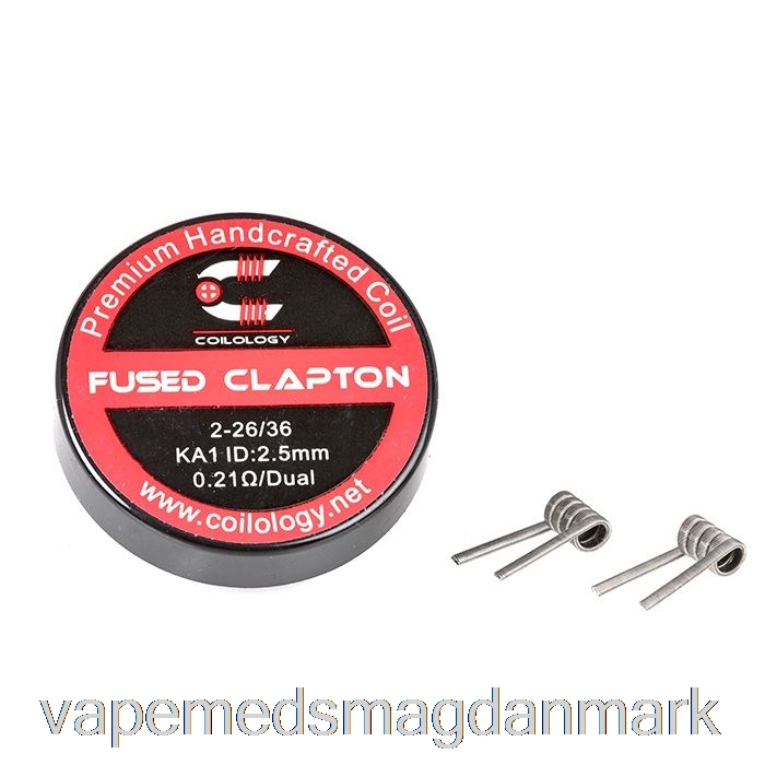 Vape Juice Coilology Præstation Præbyggede Coils Fused Clapton - 0,21ohm Ka1